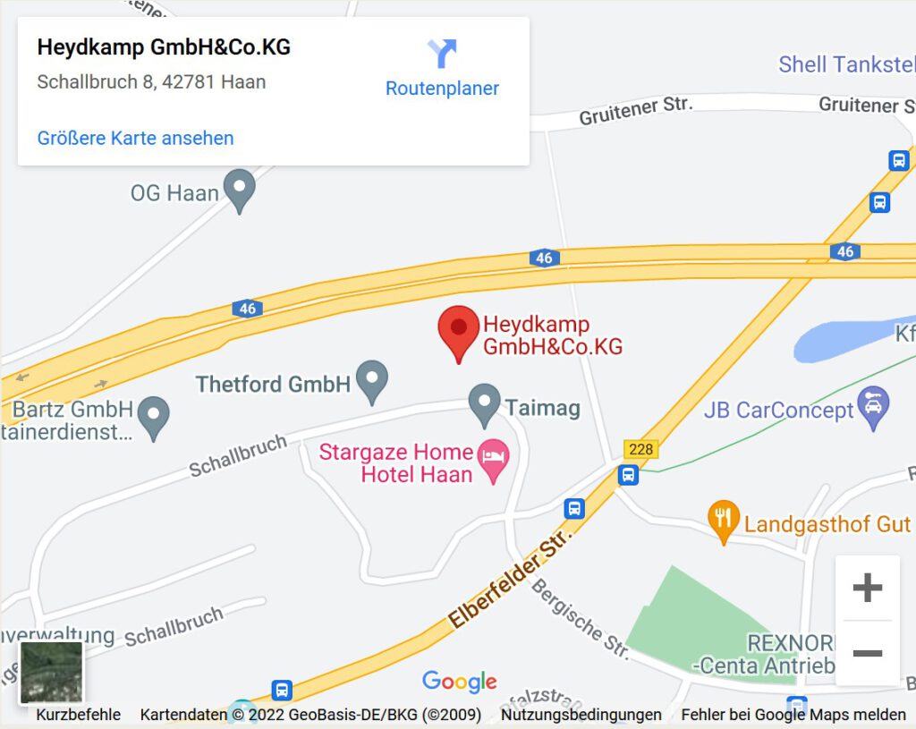 Heydkamp GmbH & Co. KG bei Google Maps